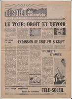 Le Soleil de Colombie, November 26, 1976