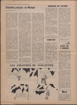 Le Soleil de Colombie, November 26, 1976, page 6