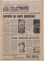 Le Soleil de Colombie, November 19, 1976