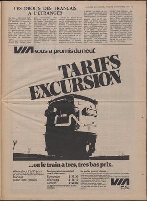 Le Soleil de Colombie, November 12, 1976, page 15