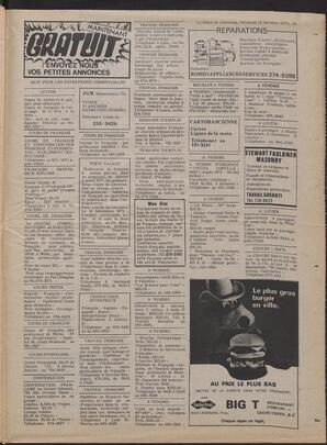 Le Soleil de Colombie, October 29, 1976, page 19