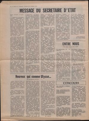 Le Soleil de Colombie, October 29, 1976, page 14