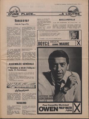 Le Soleil de Colombie, October 22, 1976, page 3