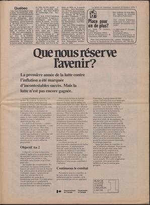 Le Soleil de Colombie, October 15, 1976, page 7