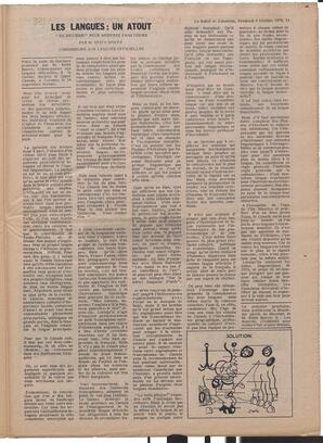 Le Soleil de Colombie, October 8, 1976, page 15