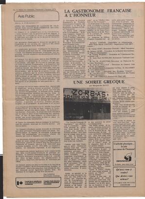 Le Soleil de Colombie, October 8, 1976, page 14