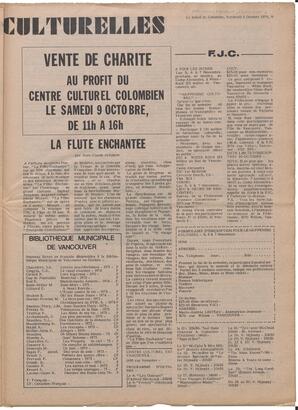 Le Soleil de Colombie, October 8, 1976, page 13