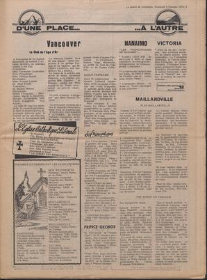 Le Soleil de Colombie, October 8, 1976, page 3