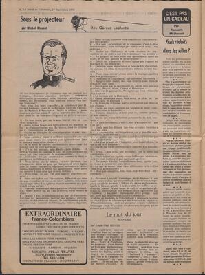 Le Soleil de Colombie, September 17, 1976, page 4
