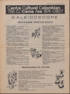 Le Soleil de Colombie, September 10, 1976, page 5