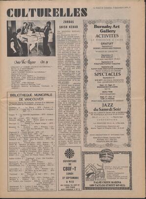 Le Soleil de Colombie, September 3, 1976, page 9