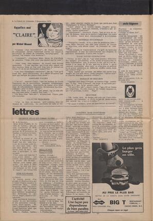 Le Soleil de Colombie, September 3, 1976, page 4