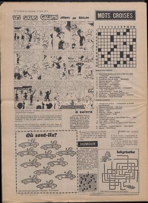 Le Soleil de Colombie, August 27, 1976, page 14