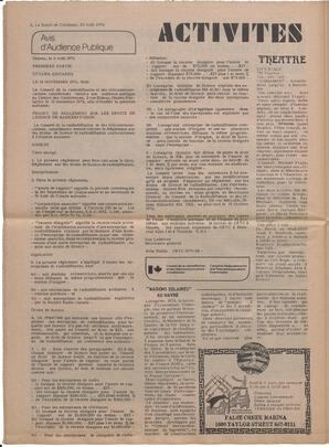 Le Soleil de Colombie, August 20, 1976, page 8