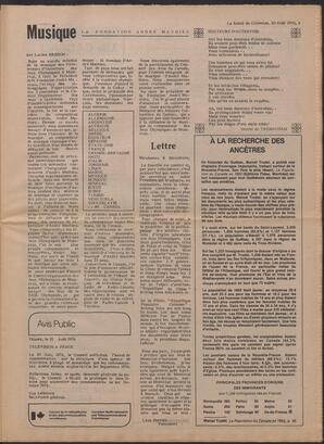 Le Soleil de Colombie, August 20, 1976, page 5