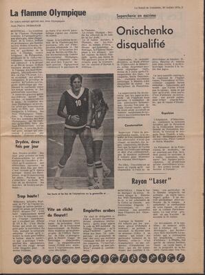 Le Soleil de Colombie, July 30, 1976, page 5