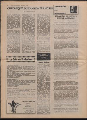 Le Soleil de Colombie, July 23, 1976, page 12
