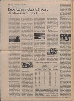 Le Soleil de Colombie, July 23, 1976, page 6