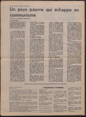Le Soleil de Colombie, July 9, 1976, page 16