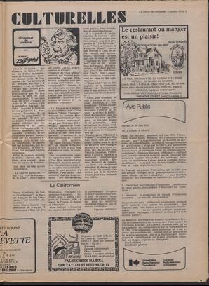 Le Soleil de Colombie, July 9, 1976, page 9