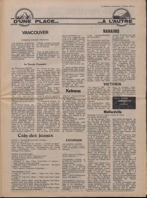 Le Soleil de Colombie, July 9, 1976, page 3