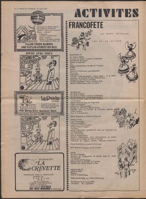 Le Soleil de Colombie, June 25, 1976, page 8