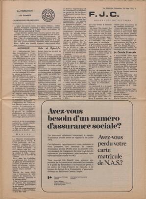 Le Soleil de Colombie, June 18, 1976, page 5