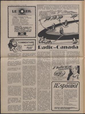 Le Soleil de Colombie, June 11, 1976, page 2
