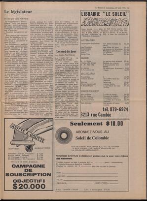 Le Soleil de Colombie, May 28, 1976, page 13