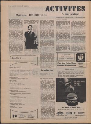 Le Soleil de Colombie, May 21, 1976, page 8