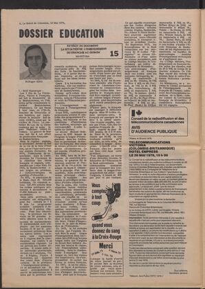 Le Soleil de Colombie, May 14, 1976, page 6