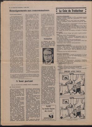 Le Soleil de Colombie, May 7, 1976, page 14