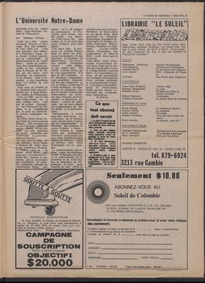 Le Soleil de Colombie, May 7, 1976, page 13