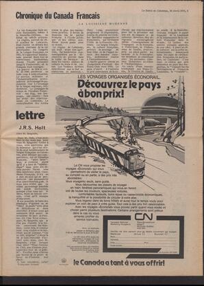 Le Soleil de Colombie, April 30, 1976, page 5