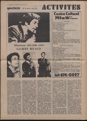 Le Soleil de Colombie, April 23, 1976, page 8