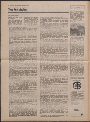 Le Soleil de Colombie, April 16, 1976, page 4