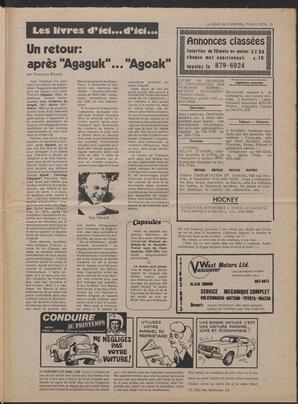 Le Soleil de Colombie, April 9, 1976, page 15