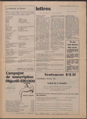 Le Soleil de Colombie, April 9, 1976, page 11