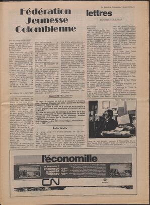Le Soleil de Colombie, April 9, 1976, page 5