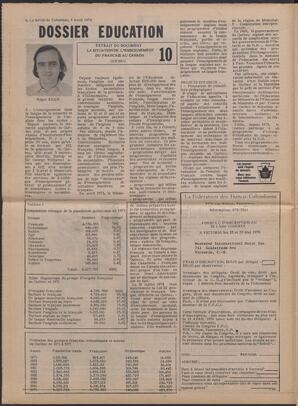 Le Soleil de Colombie, April 9, 1976, page 4