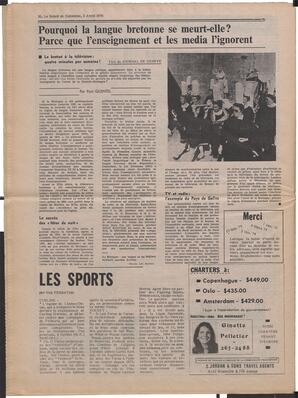 Le Soleil de Colombie, April 2, 1976, page 16