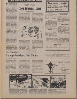 Le Soleil de Colombie, April 2, 1976, page 15
