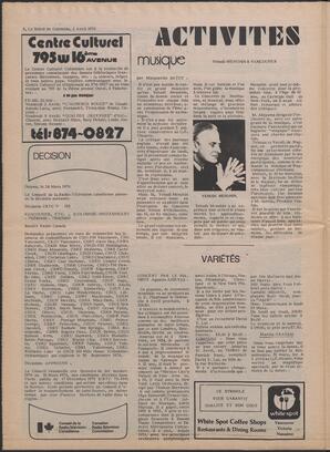 Le Soleil de Colombie, April 2, 1976, page 8