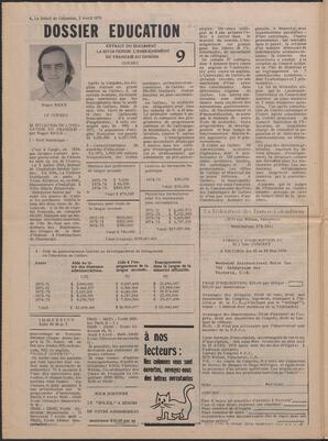 Le Soleil de Colombie, April 2, 1976, page 4