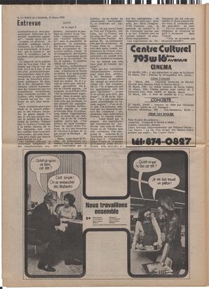 Le Soleil de Colombie, March 12, 1976, page 6