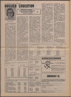 Le Soleil de Colombie, March 12, 1976, page 4
