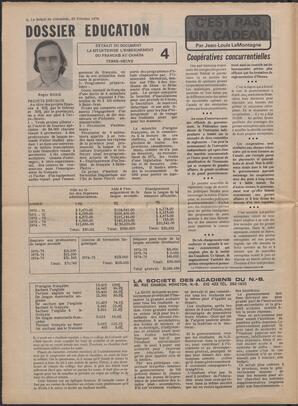 Le Soleil de Colombie, February 20, 1976, page 4