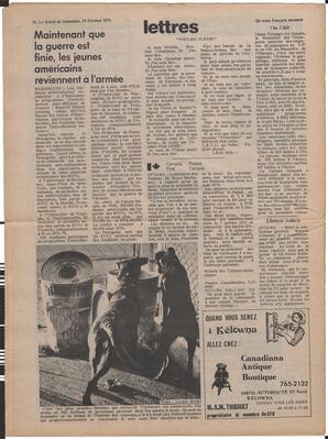 Le Soleil de Colombie, February 13, 1976, page 16