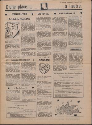 Le Soleil de Colombie, February 13, 1976, page 3