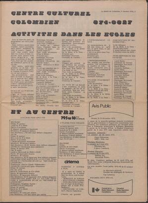 Le Soleil de Colombie, January 9, 1976, page 5